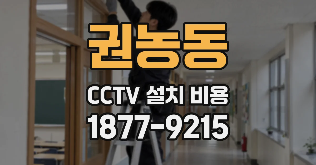 권농동 CCTV 설치 비용
