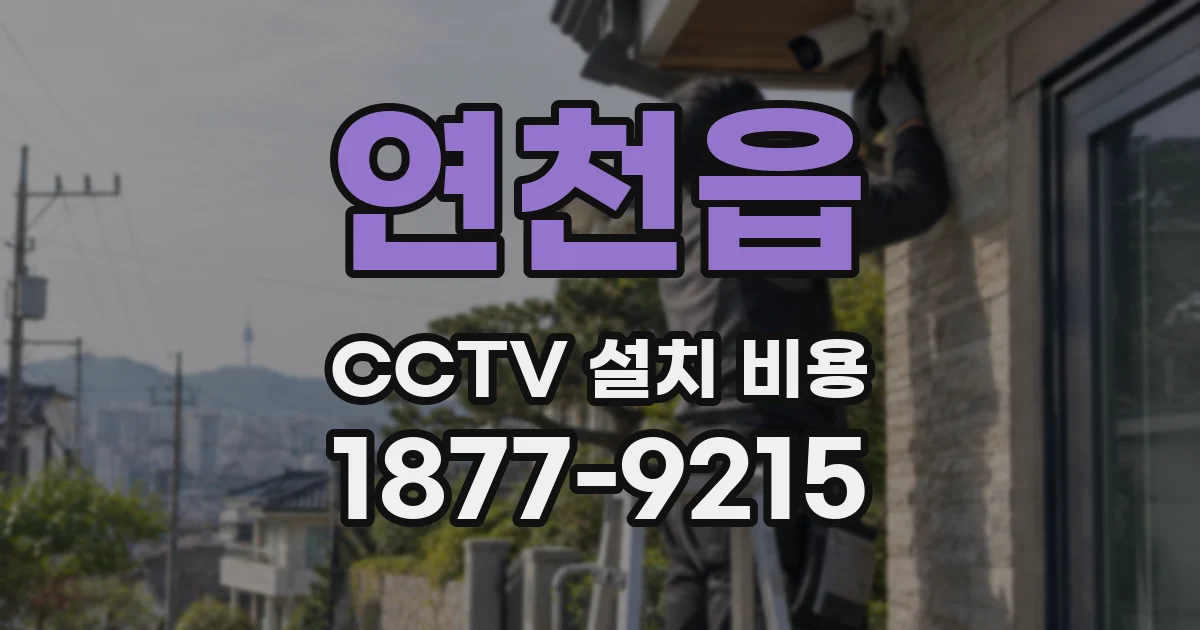 연천읍 CCTV 설치 비용