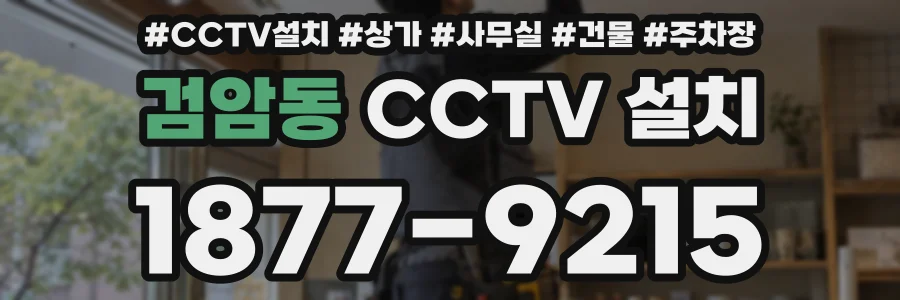 검암동 CCTV 설치