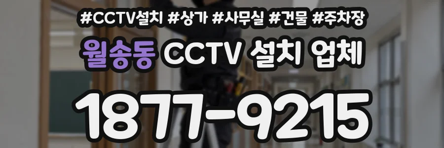 월송동 CCTV 설치 업체