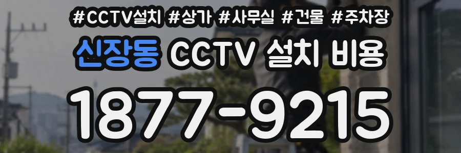 신장동 CCTV 설치 비용
