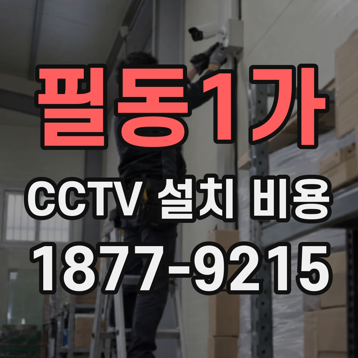 필동1가 CCTV 설치 비용