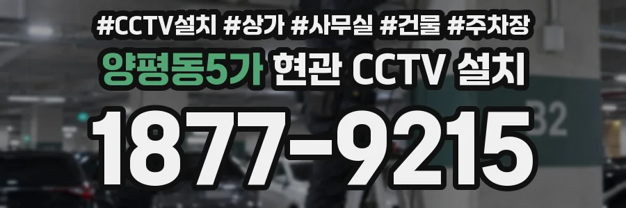 양평동5가 현관 CCTV 설치