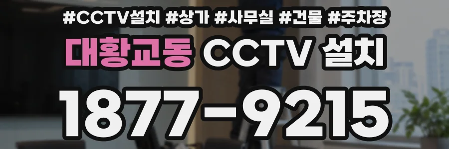 대황교동 CCTV 설치