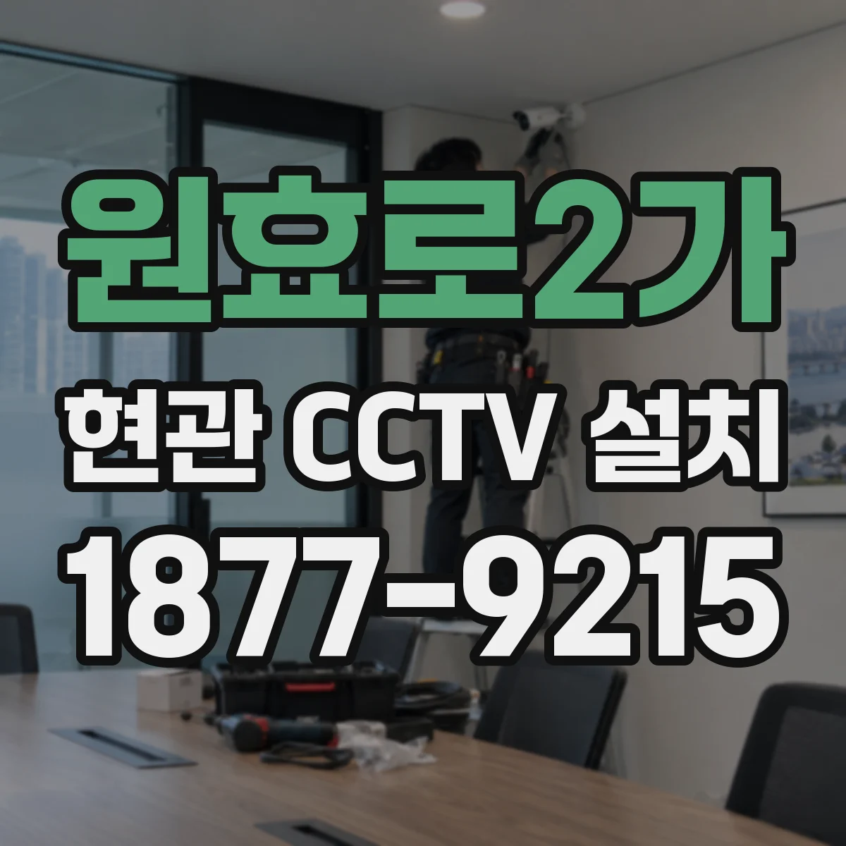 원효로2가 현관 CCTV 설치