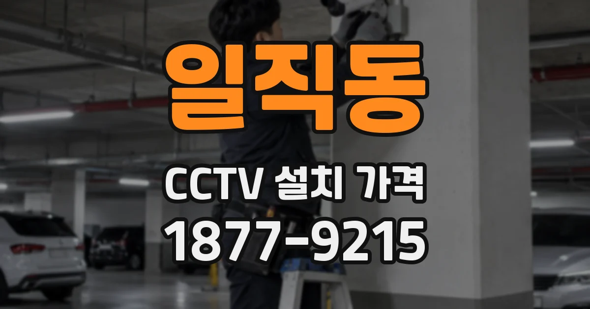 일직동 CCTV 설치 가격