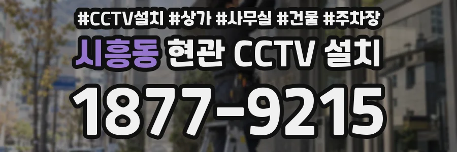 시흥동 현관 CCTV 설치
