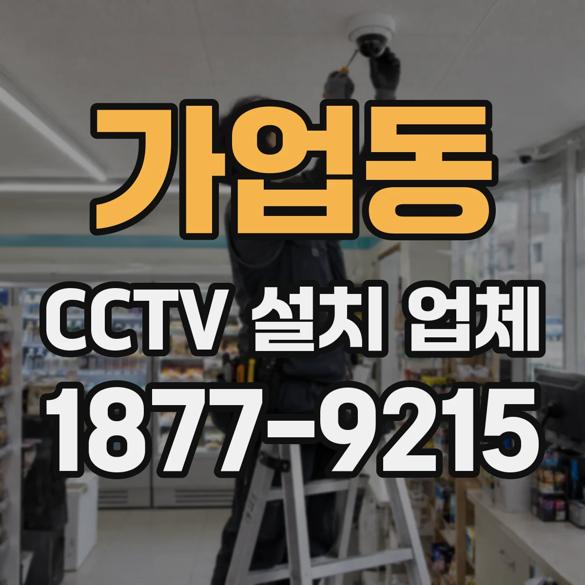 가업동 CCTV 설치 업체