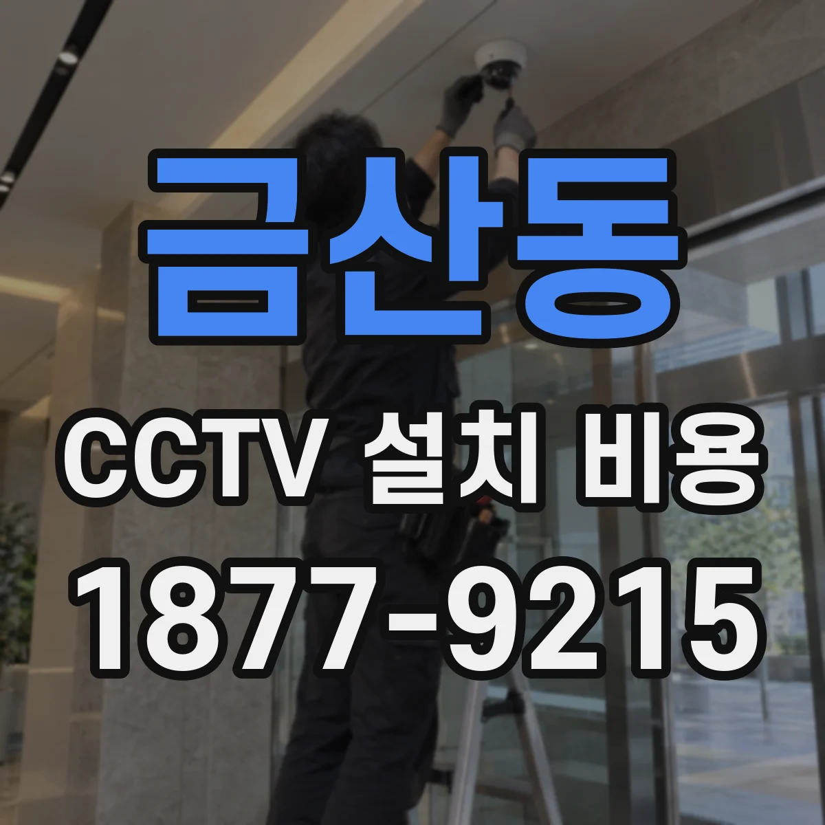금산동 CCTV 설치 비용