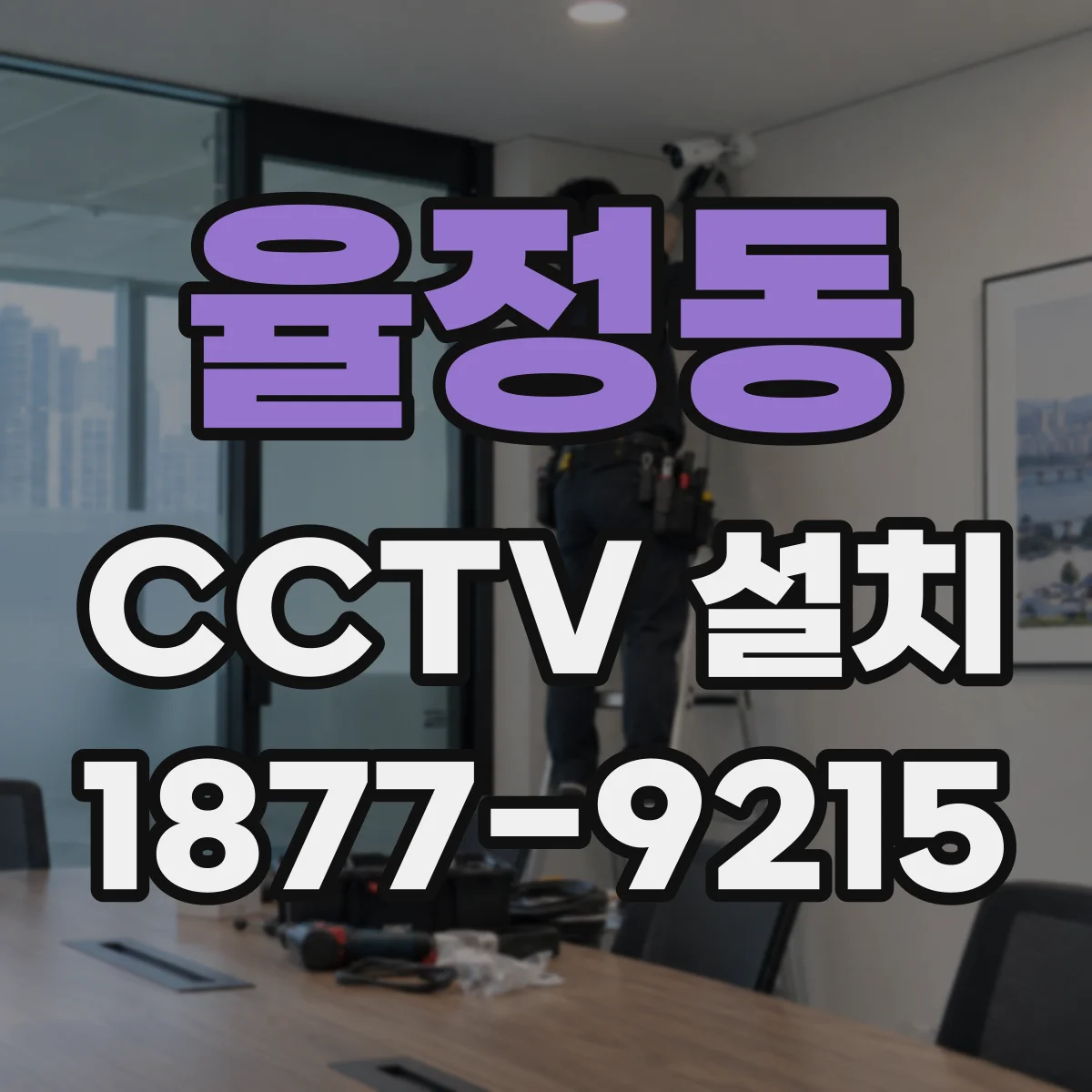 율정동 CCTV 설치