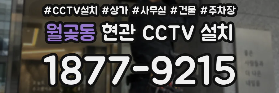 월곶동 현관 CCTV 설치
