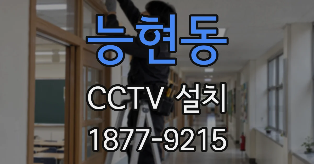 능현동 CCTV 설치