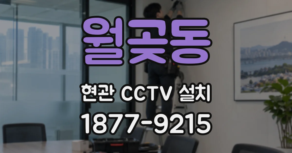 월곶동 현관 CCTV 설치