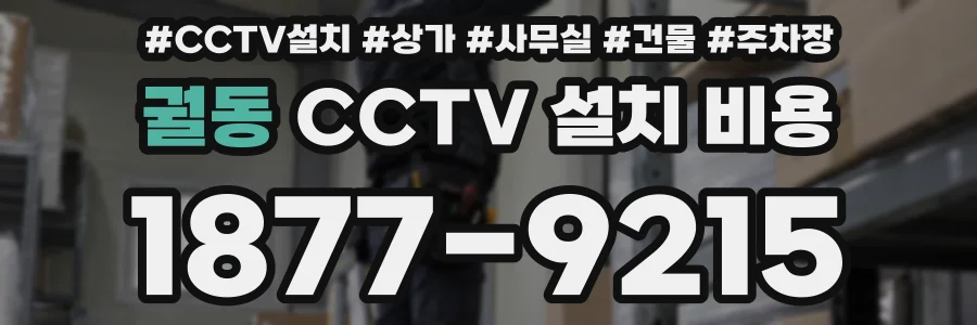 궐동 CCTV 설치 비용
