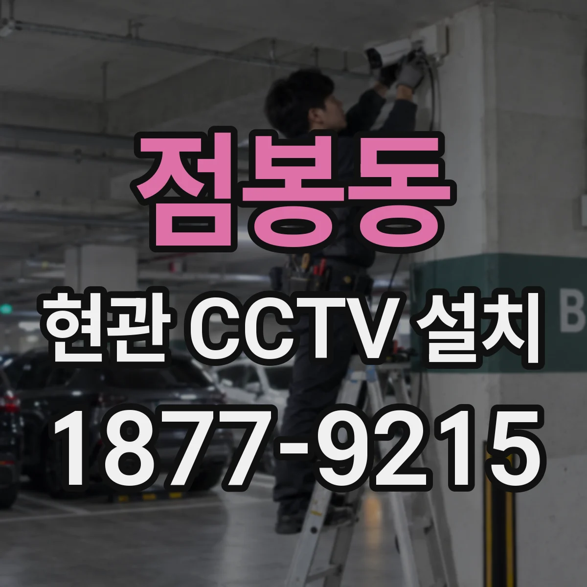점봉동 현관 CCTV 설치