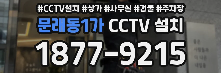 문래동1가 CCTV 설치