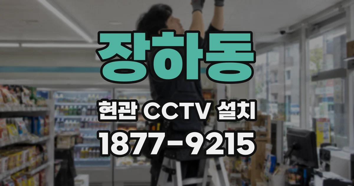 장하동 현관 CCTV 설치