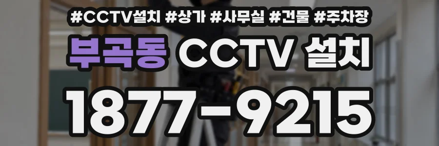 부곡동 CCTV 설치