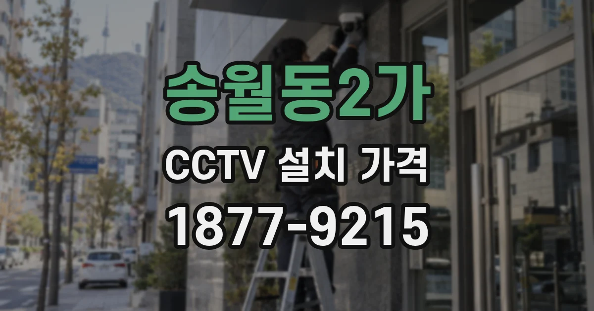 송월동2가 CCTV 설치 가격
