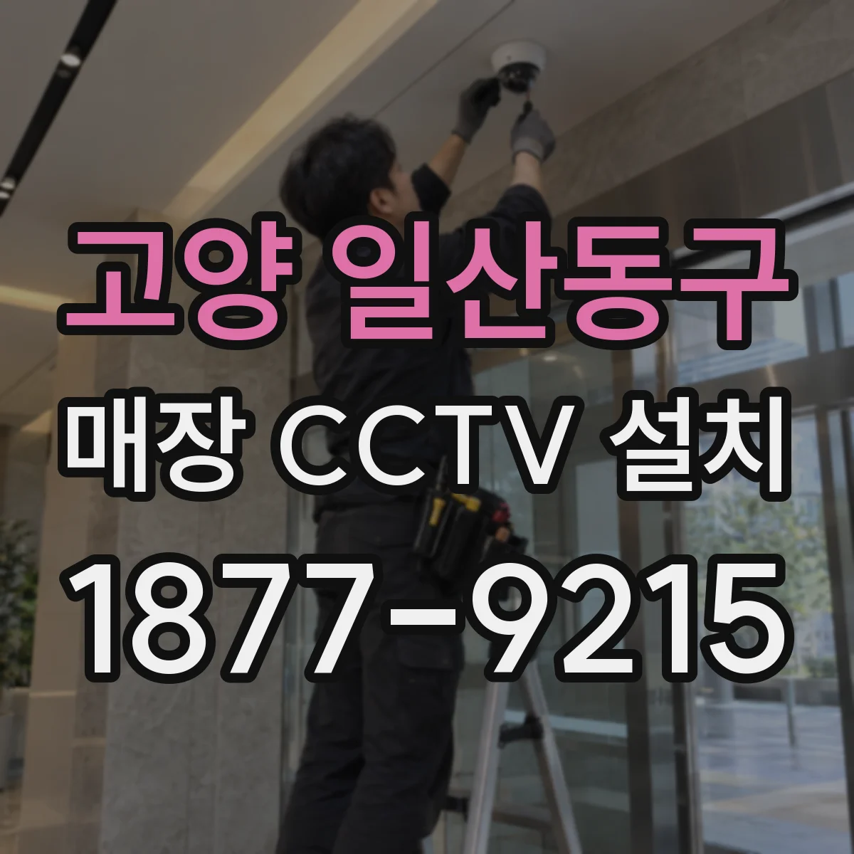 고양 일산동구 매장 CCTV 설치