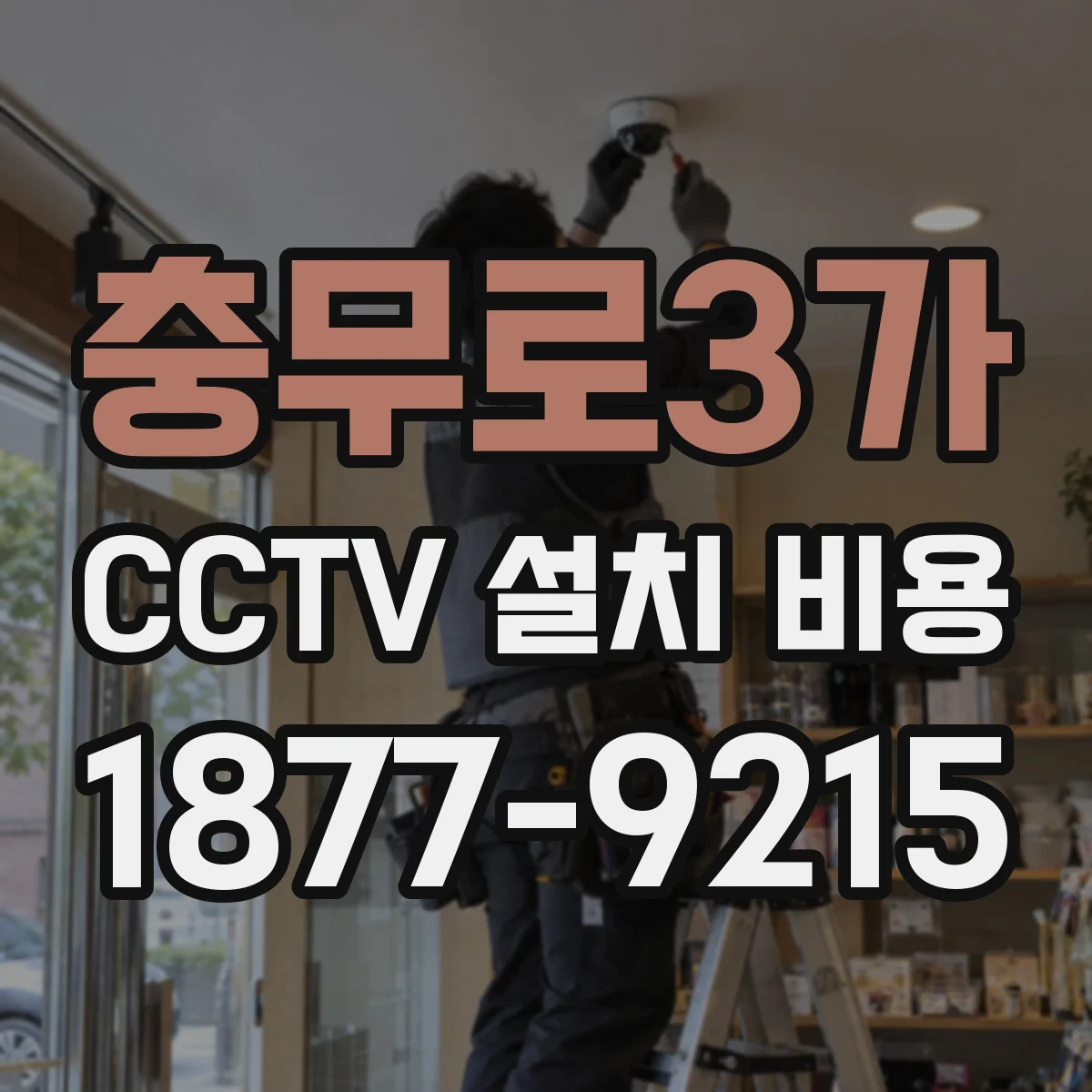 충무로3가 CCTV 설치 비용