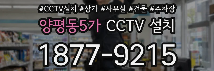 양평동5가 CCTV 설치