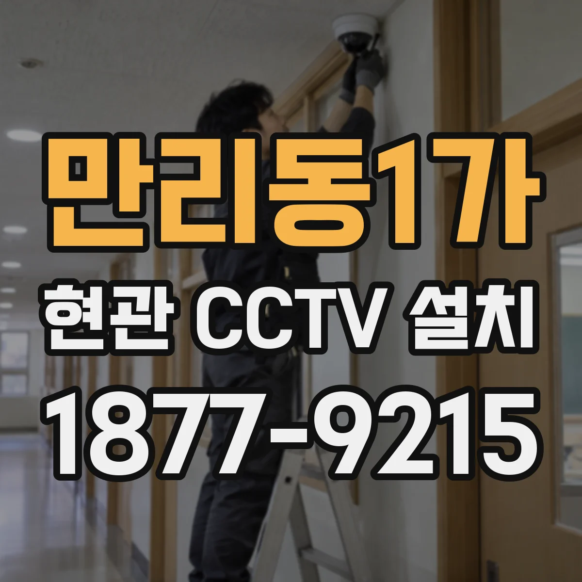 만리동1가 현관 CCTV 설치