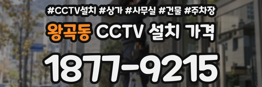 왕곡동 CCTV 설치 가격
