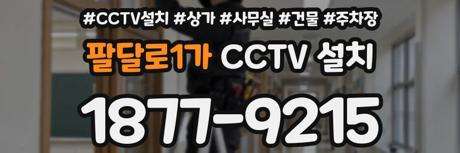팔달로1가 CCTV 설치