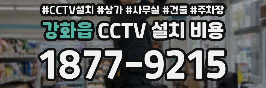 강화읍 CCTV 설치 비용