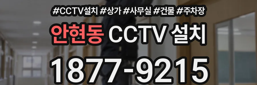 안현동 CCTV 설치
