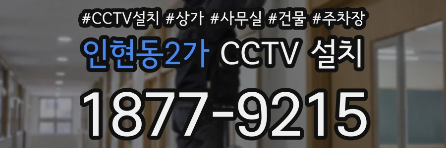 인현동2가 CCTV 설치