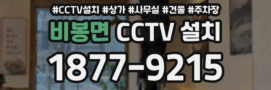 비봉면 CCTV 설치