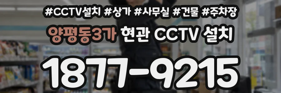 양평동3가 현관 CCTV 설치