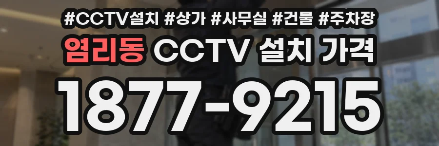 염리동 CCTV 설치 가격