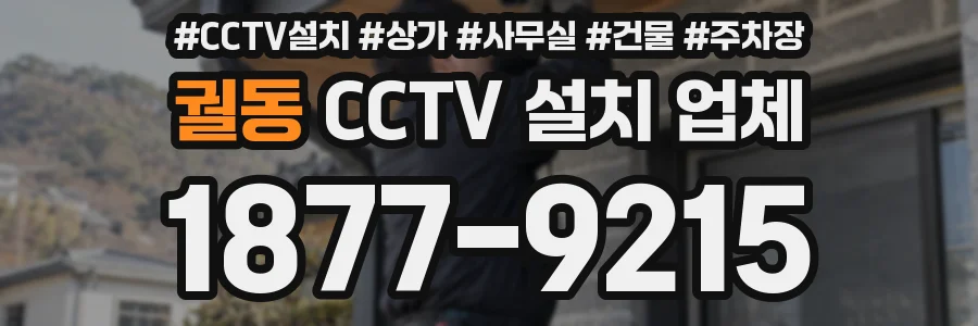 궐동 CCTV 설치 업체