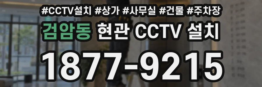 검암동 현관 CCTV 설치