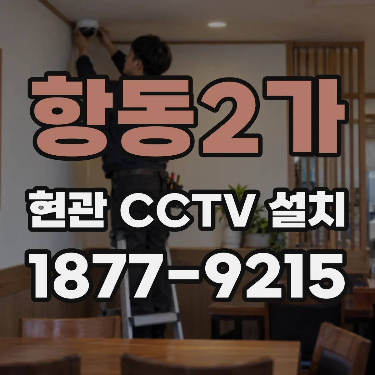 항동2가 현관 CCTV 설치