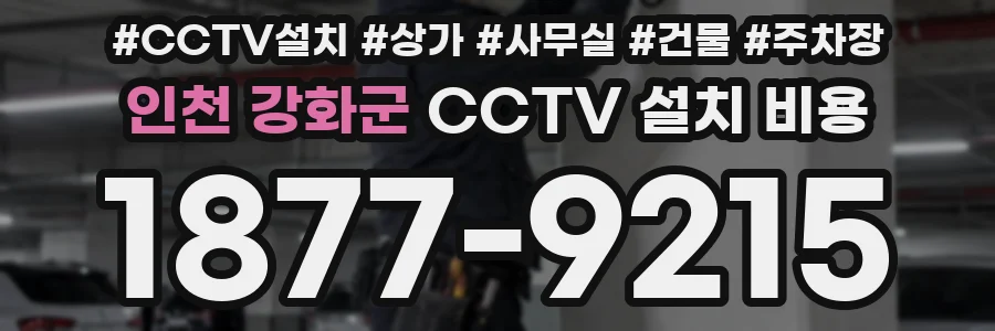 인천 강화군 CCTV 설치 비용