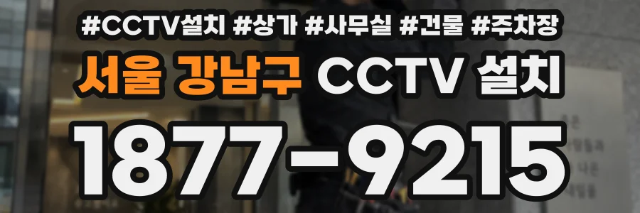 서울 강남구 CCTV 설치