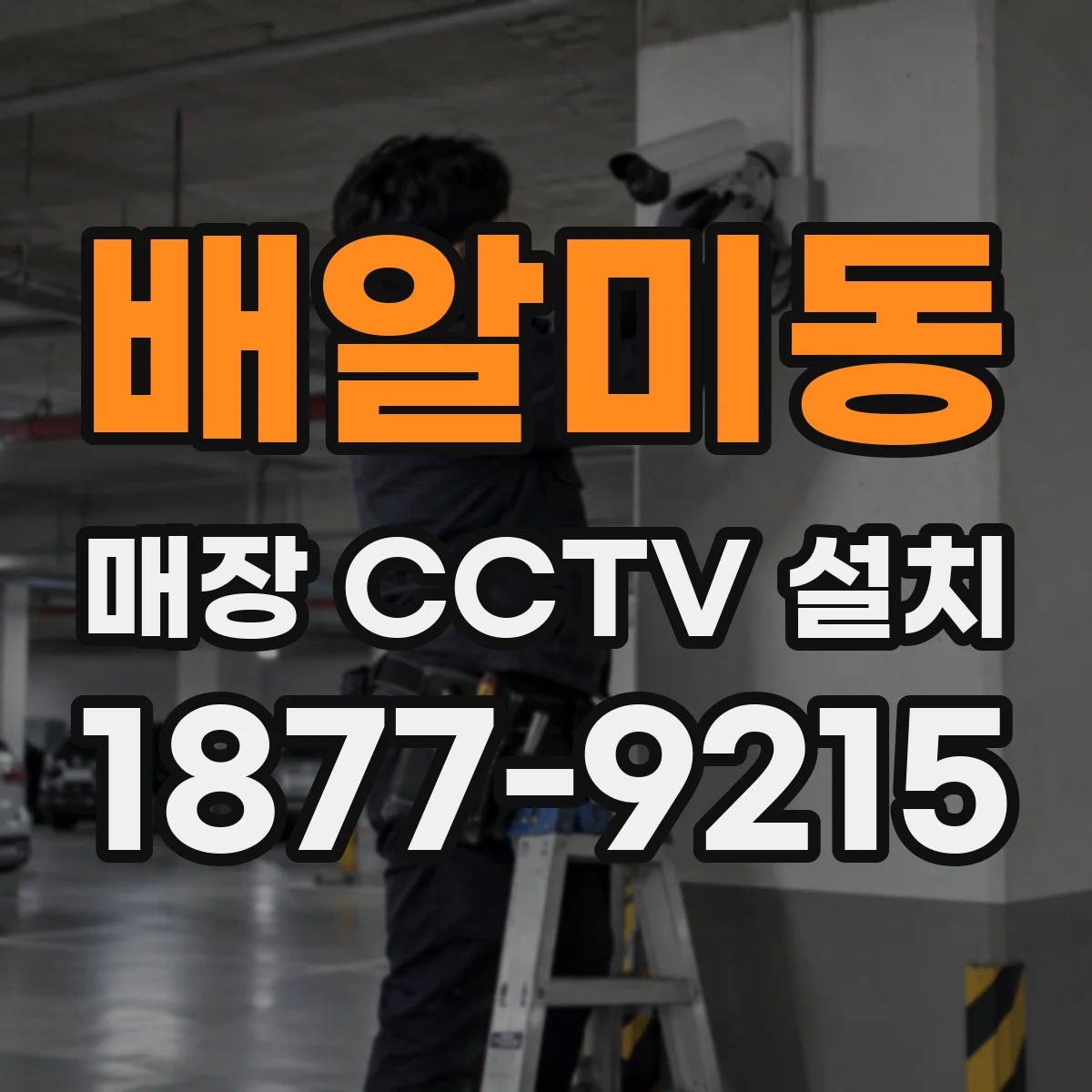 배알미동 매장 CCTV 설치