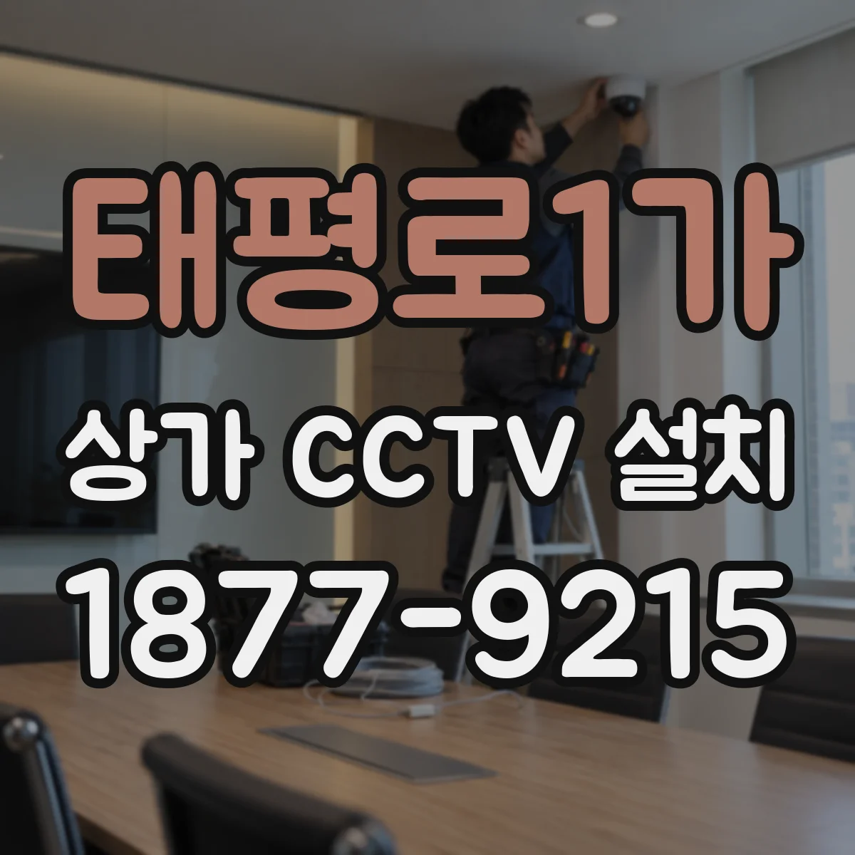 태평로1가 상가 CCTV 설치