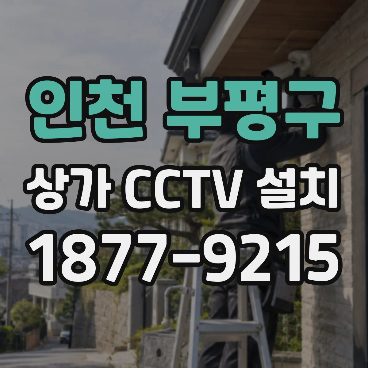 인천 부평구 상가 CCTV 설치