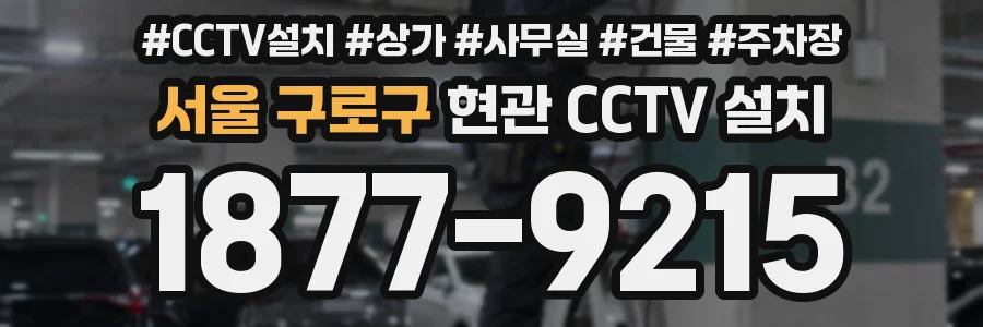 서울 구로구 현관 CCTV 설치