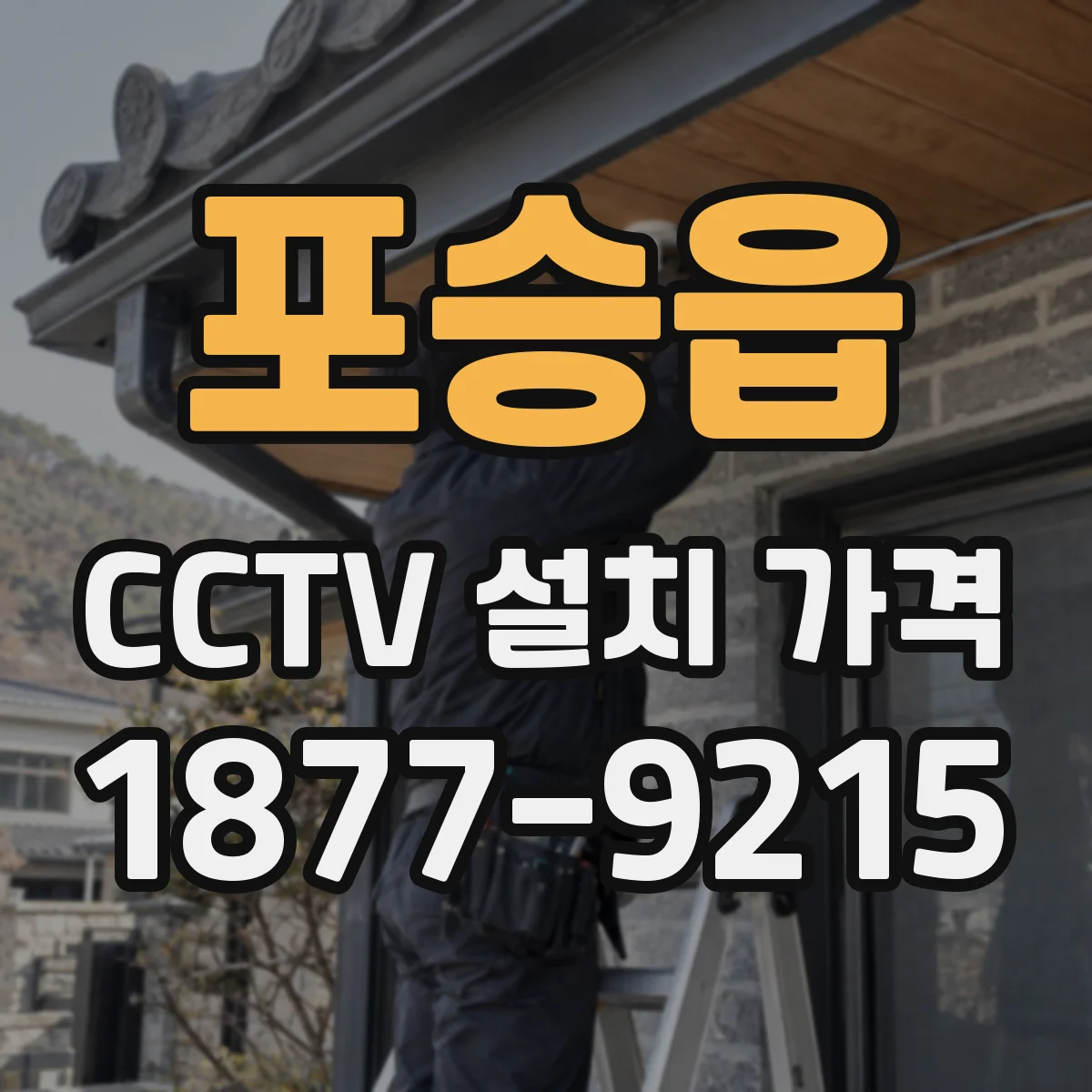 포승읍 CCTV 설치 가격