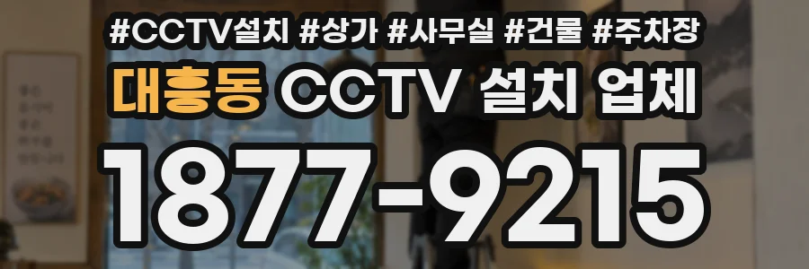 대흥동 CCTV 설치 업체