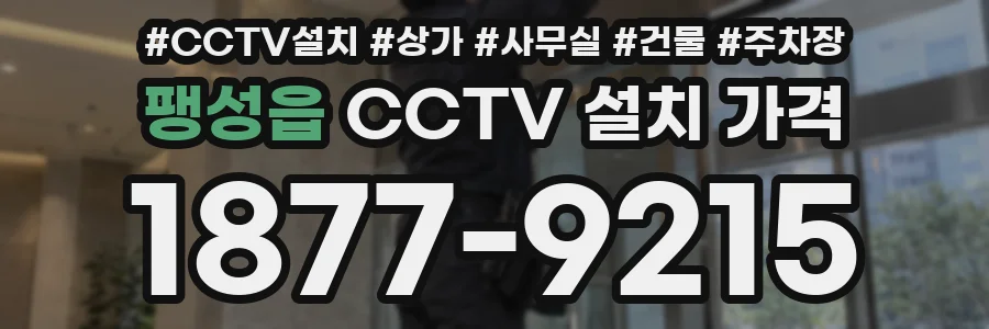 팽성읍 CCTV 설치 가격