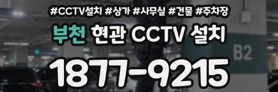 부천 현관 CCTV 설치