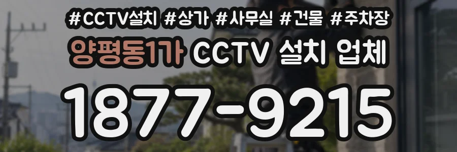 양평동1가 CCTV 설치 업체