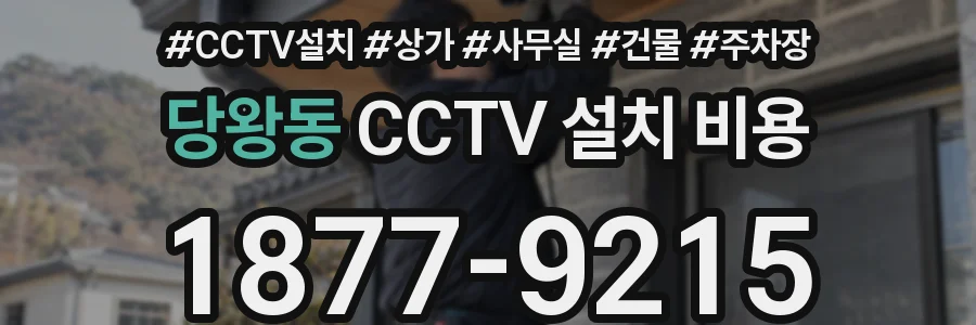 당왕동 CCTV 설치 비용